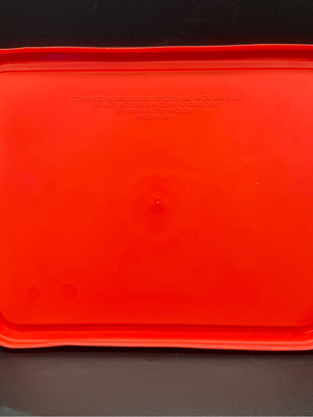 Pyrex 7212-PC Corning Rectangular Storage Plus Lid ONLY Red - Picture 2 of 4